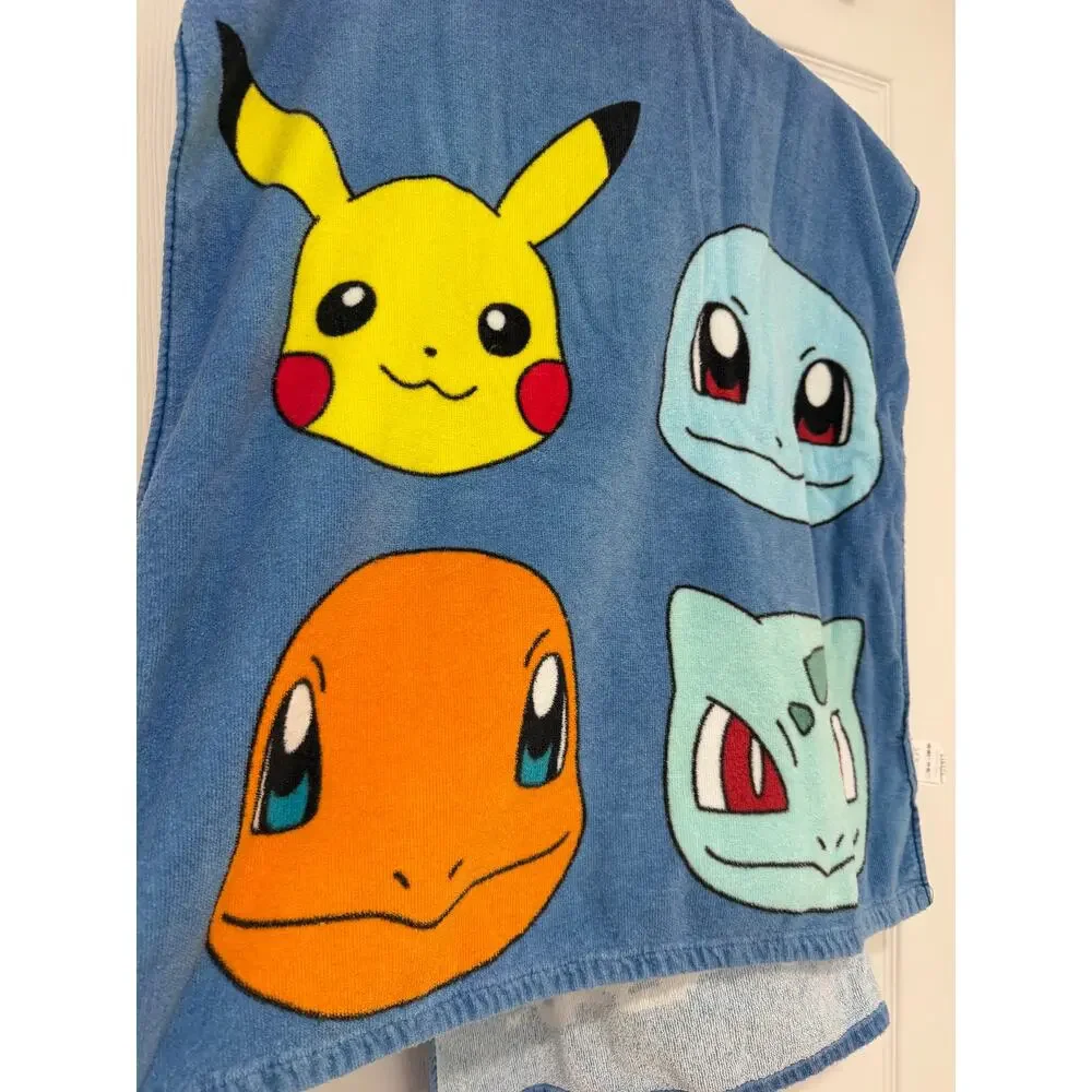 Zara Kids - POKÉMON™ Poncho Hooded Towel - Size 10-14 Years